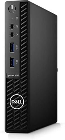كمبيوتر مكتبي ديل اوبتيبلكس 3080 مايكرو | كور i5-10500T - محرك الأقراص الصلبة SSD سعة 256 جيجابايت - ذاكرة الوصول العشوائي 8 جيجابايت | 6 نوى بسرعة 3.8 جيجا هرتز Win 11 Pro Black (متجدد) in Kuwait