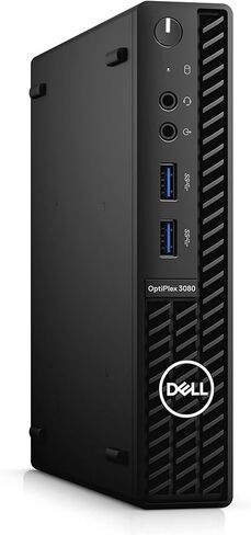 كمبيوتر مكتبي ديل اوبتيبلكس 3080 مايكرو | كور i5-10500T - محرك الأقراص الصلبة SSD سعة 256 جيجابايت - ذاكرة الوصول العشوائي 8 جيجابايت | 6 نوى بسرعة 3.8 جيجا هرتز Win 11 Pro Black (متجدد) in Kuwait