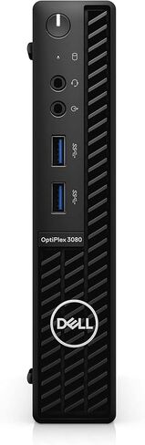 كمبيوتر مكتبي ديل اوبتيبلكس 3080 مايكرو | كور i5-10500T - محرك الأقراص الصلبة SSD سعة 256 جيجابايت - ذاكرة الوصول العشوائي 8 جيجابايت | 6 نوى بسرعة 3.8 جيجا هرتز Win 11 Pro Black (متجدد) in Kuwait