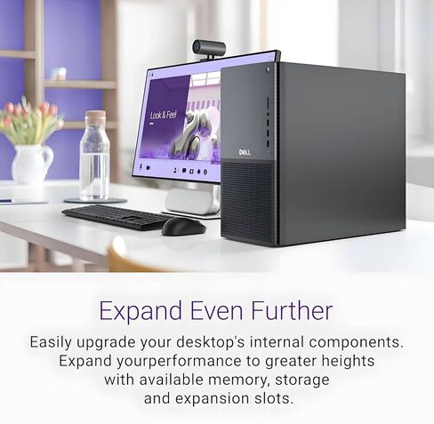 كمبيوتر مكتبي للأعمال Dell EBT1250 Tower Plus - Intel Ultra 7-265K، (20 نواة، 20 خيط)، ذاكرة وصول عشوائي DDR5 سعة 64 جيجابايت، محرك أقراص PCIe SSD سعة 8 تيرابايت + محرك أقراص ثابتة سعة 2 تيرابايت ومحرك أقراص SSD محمول سعة 512 جيجابايت، دعم شاشة 4K، قارئ ب in Kuwait
