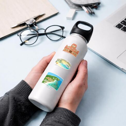 Roatan Honduras Stickers 43 Pack - Honduras Souvenir Stickers for Water Bottle & Laptop | Matte Vinyl Honduras Gifts - Bay Islands, Baleadas, Catracho, Copan, Honduras Flag Decals in Kuwait