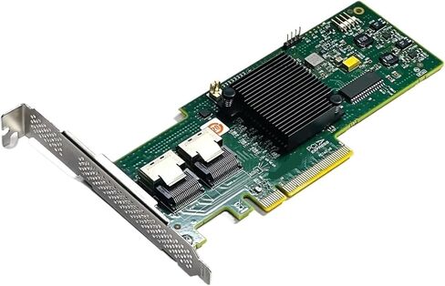 9240-8i RAID Controller Card 6Gbps FW:P20 9211-8i IT Mode PCIe Expander Card for unRAID+8087 Cable(9240-8i and 8087) in Kuwait