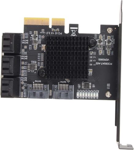 Yinhing 8 Port Card Pcie Controller Ex 8 Port Expansion Card PCI E إلى 3.0 يدعم نظام التمهيد القابل للتبديل السريع المتوافق مع تصميم يربك قصير in Kuwait