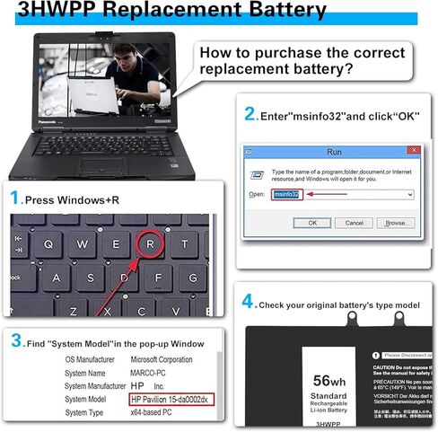 3HWPP بطارية كمبيوتر محمول لديل خط العرض 5401 5410 5411 5501 5510 5511 الدقة 3541 3551 انسبايرون 17 7500/7506 2 في 1 انسبيرون 7706 2 في 1 451-BCMN 1VY7F 10X1J N2NLL 3YNXM in Kuwait