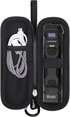 Case for Nitecore EDC29/ EDC23 EDC Tactical Flashlight - Hard Travel Carrying Storage Box (Black) in Saudi Arabia