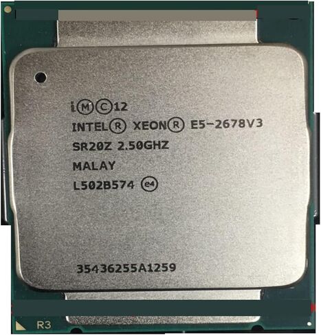 Xeon CPU E5-2678V3 SR20Z 2.50GHz 12-Cores 30M LGA2011-3 E5-2678 V3 Processor E5 2678V3 2678 in Kuwait