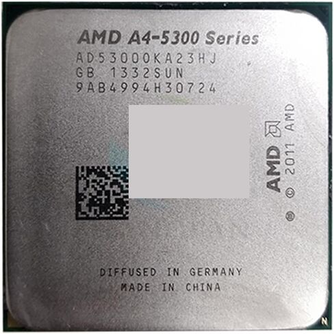 A A4-Series A4-5300 A4 5300 5300K 5300B 3.4 GHz Dual-Core CPU AD530BOKA23HJ AD5300OKA23HJ Socket FM2 in Kuwait