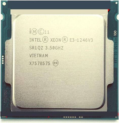 معالج وحدة المعالجة المركزية Xeon E3-1246V3 3.50 جيجا هرتز 8 متر 84 واط رباعي النواة E3 1246V3 LGA1150 1246 V3 E3-1246 in Kuwait