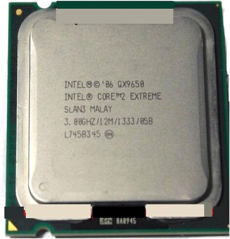 معالج CPU c 2 Extreme QX9650 3.00 جيجا هرتز/12 متر/1333 ميجا هرتز رباعي النواة مقبس 775 شحن سريع للخارج in Kuwait