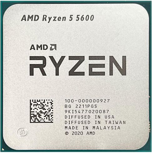 A Baru R 5 5600 A R5 Pc Gamer CPU 65W DDR4 Desktop Aksesori Prosesor Mendukung Gaming CPU Soket AM4 Tidak Ada Pendingin in Kuwait