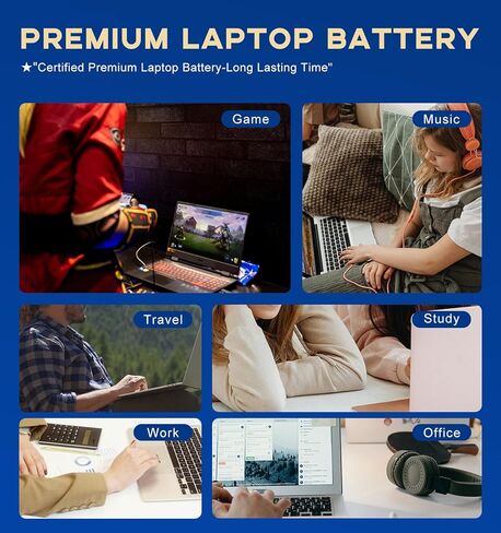 استبدال بطارية MU09 لسلسلة HP Presario CQ CQ32 CQ42 CQ43 CQ56، بطارية ليثيوم أيون قابلة لإعادة الشحن 6600 مللي أمبير في الساعة، متوافقة مع MU06 NBP6A175 586006-361 in Kuwait