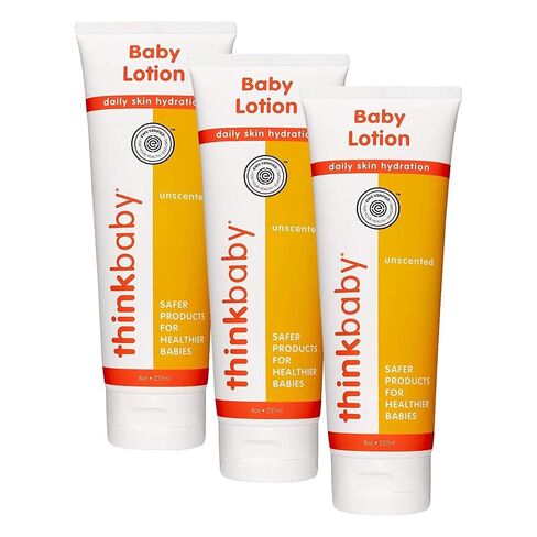 Thinkbaby Baby Lotion For Sensitive Skin | EWG Verified, Soothing Relief, Moisturizing, Nourishing | Fragrance Free, Unscented, For Face & Body - 8oz, 237 ML in Saudi Arabia