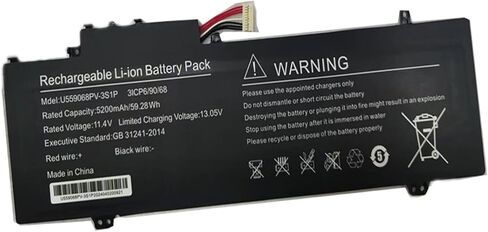 Aowe 11.4V NV-549067-3S U559068PV-3S1P استبدال بطارية الكمبيوتر المحمول للبوابة GWTN156-5BK GWNR71517-BK GWTN156-4PR in Kuwait