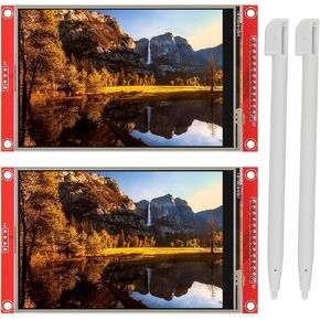 AITRIP 2PCS 4.0 Inch 320x480 Touch Screen LCD Display Module SPI Serial ST7796S Driver for Arduino R3/Mega2560/ESP32 in Kuwait
