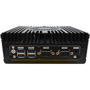 كمبيوتر صناعي صغير بدون مروحة 5200U، بدون ذاكرة وصول عشوائي، بدون SSD، جيجابت إيثرنت، شاشة مزدوجة HD VGA، 2 RS232 COM، شبكة WiFi مزدوجة النطاق، فتحة بطاقة SIM، كمبيوتر صغير Win 10 in Kuwait