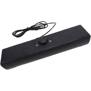 مكبرات صوت الكمبيوتر لسطح المكتب، مكبرات صوت تعمل بمنفذ USB مع ستيريو هاي فاي وإضاءة RGB الديناميكية، مقبض دوار للتحكم في مستوى الصوت لشاشة الكمبيوتر المحمول in Kuwait