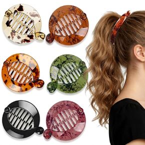 6 Pieces Banana Hair Clips Banana Hair Combs Fishtail Hair Clip Combs Resin Banana Fish Grips for Women Girl Hair Accessories (2.5 Inch, Color 2) in Saudi Arabia