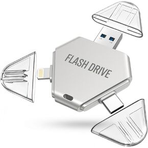 محرك فلاش USB 32 جيجابايت، فضي in Kuwait