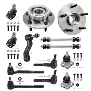 Detroit Axle - 2WD Front Wheel Hubs for 2000-2001 Dodge RAM 1500 ، 2 Hubs Hubs 2 Sway Bar Links 4 RODS INNER OUTER RODS 4 UPPER LOWN BALLE COONSION PITMAN PRESS in Kuwait