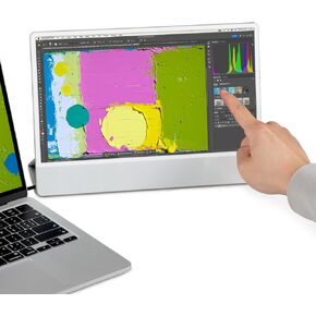 شاشة SOTSU UltraSlim مقاس 12.5 بوصة تعمل باللمس Gen2 | تصميم رفيع للغاية من الألومنيوم خفيف الوزن | FHD 1920x1080 IPS | كفاءة في استخدام الطاقة بقدرة 5 وات | غطاء زجاجي | متوافق مع الكمبيوتر المحمول والهاتف وDeX | السفر والعمل عن بعد in Kuwait