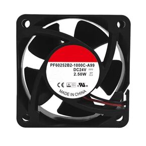 PF60252B2-1000C-A99 DC 24V 2.50W 60x60x25mm مروحة تبريد بسلكين in Kuwait