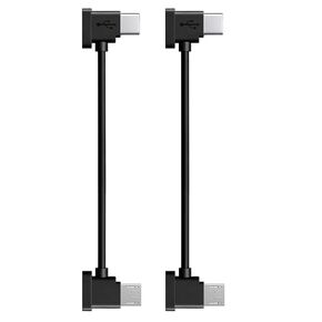 2 حزمة من كابل بيانات Micro USB إلى USB-C بطول 1 قدم/30 سم لـ DJI Spark/Mavic Pro/Mavic Mini 1st & SE/Mavic 2 Series/Mavic Air 1st Drone Controller iPhone 17/16/16e/15 Pro Max (Micro USB إلى النوع C) in Kuwait