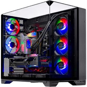Skytech Gaming O11 Vision Gaming PC، AMD Ryzen 7 9850X3D 4.7 جيجا هرتز، NVIDIA RTX 5080 16 جيجا VRAM، 1 تيرابايت Gen4 NVMe SSD، 32 جيجا DDR5 RAM 6000، 850 وات Gold ATX 3 PSU، 360 ARGB AIO، WI-FI 6، Windows 11، سطح المكتب in Kuwait