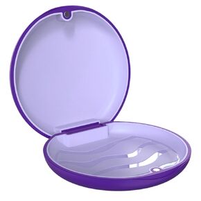 حافظة ARGOMAX Aligner، حافظة التجنيب، صندوق التقويم، قطعة واحدة من صندوق تقويم الأسنان (أبيض + سيليكون أحمر وردي). in Saudi Arabia