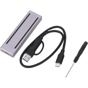 حاوية SSD من النوع C M.2 NVMe PCIe NGFF USB3.1 Gen2 10 جيجابت في الثانية، حاوية SSD محمولة مع RGB s، متوافقة مع 2230 2242 2260 2280 للكمبيوتر المحمول والتلفزيون in Kuwait