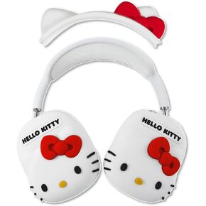 غطاء سماعات الرأس Sonix x Sanrio Airpods Max (سيليكون Hello Kitty) + غطاء عصابة رأس لـ AirPods Max (Hello Kitty White - أذن قطة من السيليكون) in Kuwait