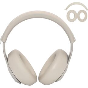 غطاء عصابة الرأس من السيليكون من Adhiper لملحقات سماعات الرأس Beats Studio Pro & Beats Studio 3، أغطية وسائد الأذن الناعمة غطاء واقي مقاوم للعرق وسهل التنظيف - أسود in Kuwait