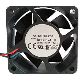 AFB0624EH مروحة 6 سم لمروحة تبريد 24 فولت 0.36A 6025 60X60X25MM 3 أسلاك in Kuwait