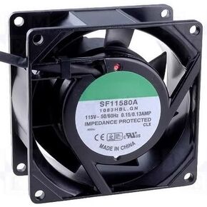 SF11580A Fan SF11580A-1083HBL.GN AC115V 0.15-0.13A 8038 2-Wire Cooling Fan in Kuwait