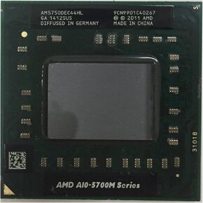كمبيوتر محمول A10 Seri 5700M 5750M A10-5750m AM5750DEC44HL المقبس FS1 وحدة المعالجة المركزية 4M كاش 2.5G هرتز/معالج رباعي النواة GM45 PM45 in Kuwait