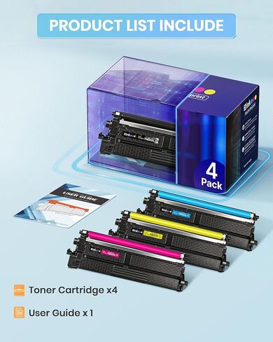 E-Z Ink TN635XL Toner Cartridge with MFC-L8930CDW Compatible for Brother TN635XL TN635 TN 635XL TN-635XL High Yield to Use with MFC-L8730CDW HL-L8430CDW MFC-L8970CDW EX575 Printer (4 Pack, with Chip) in Kuwait
