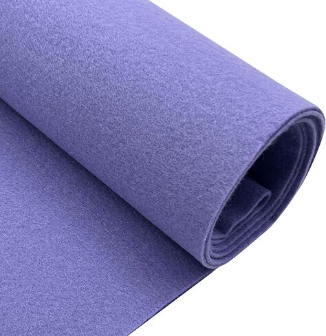 Eovea - Acrylic Felt Fabric by The Yard - 72" Inch Wide -1.6mm Solid Thick | Non-Stiff Soft Craft Supplies | Sewing, Cushion and Padding, Decorations,DIY Arts & Crafts(Heather Grey, Half Yard) in Kuwait