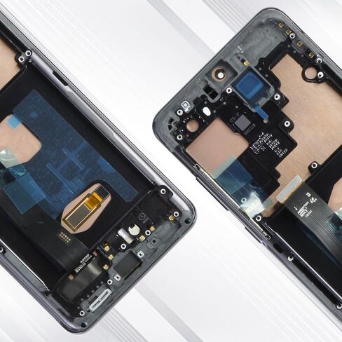 شاشة OLED بديلة لهاتف Samsung Galaxy S20 Ultra 5G لهاتف Samsung S20 Ultra G988 LCD SM-G988U SM-G988U1 G9880 مجموعة شاشة لمس رقمية مع إطار، أسود in Kuwait