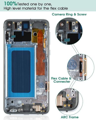 Original for Samsung Galaxy S10e Screen Replacement for Samsung S10e LCD Digitizer Repair Kits for SM-G970U Screen Replacement Touch Display Assembly with Frame (Blue) in Kuwait