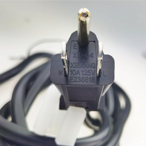 6 Feet Power Cord,18AWG 105℃ 10Amp SJT Cable,3 Prong Replacement Cord Male Plug NEMA 5-15P to Female IEC320 C13 for Printer Monitor TV (6FT/1.9 Meters) in Kuwait