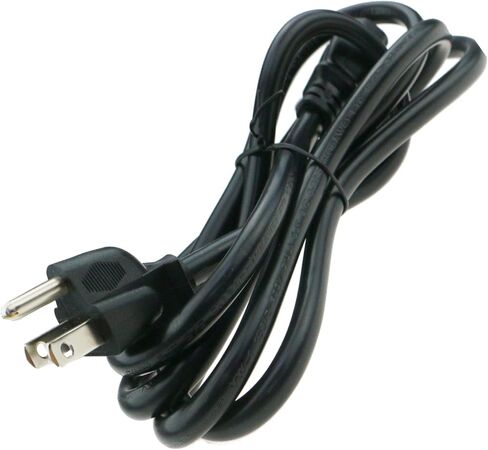 6 Feet Power Cord,18AWG 105℃ 10Amp SJT Cable,3 Prong Replacement Cord Male Plug NEMA 5-15P to Female IEC320 C13 for Printer Monitor TV (6FT/1.9 Meters) in Kuwait