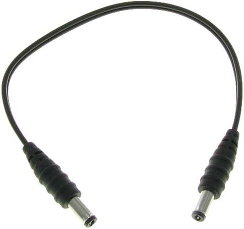 Valley Enterprises 1 Foot Male to Male 2.1mm (Inside Diameter) x 5.5mm (Outside Diameter) Plug DC Power Adapter Cable 18GA in Kuwait