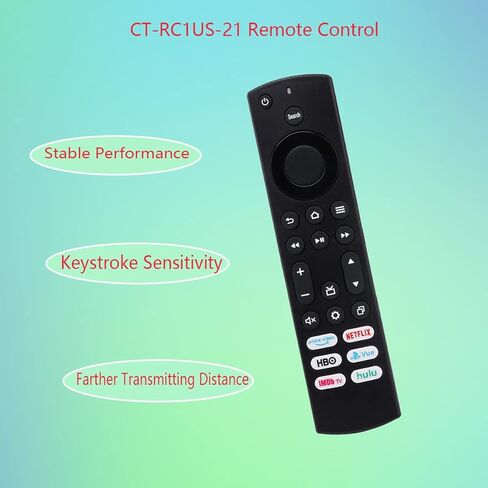 GHUST CT-RC1US-21 CT-RC1US-19 IR Replacement Remote Control for Toshiba Smart TV Edition 32LF221C19 32LF221U19 43LED2160P 43LF421U19 43LF621U19 43LF621U21 43LF711U20 49LF421U19 50LED2160P in Kuwait