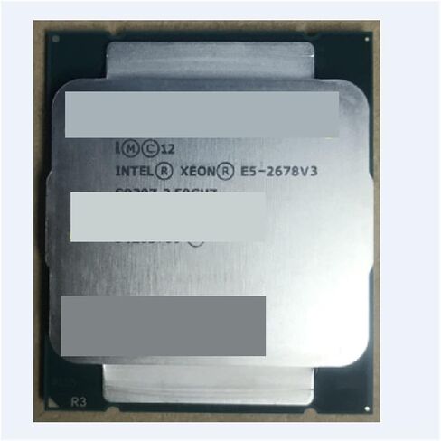 معالج Xeon E5 2678 V3 CPU 2.5G Melayani LGA 2011-3 E5-2678V3 2678V3 SR20Z للكمبيوتر المكتبي X99 Papan Utama in Kuwait