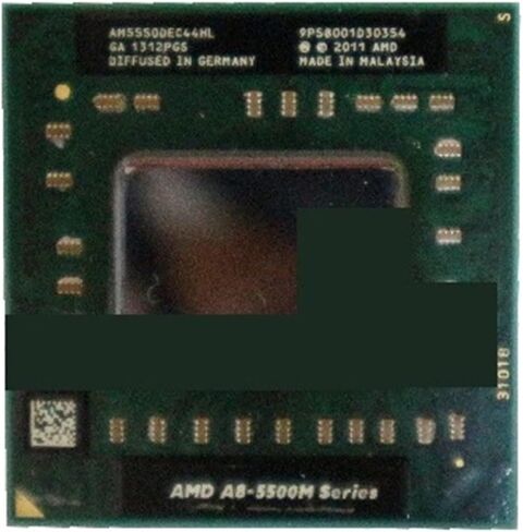 CPU Laptop A A8 5500M Seri A8-5550M 5550M AM5550DEC44HL Soket FS1 4M Cache/2.1GHz/Quad-Core Prosesor Notebook in Kuwait