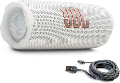 JBL Flip 7 (Black) + Bundle with USB-C Braided Cable in Kuwait