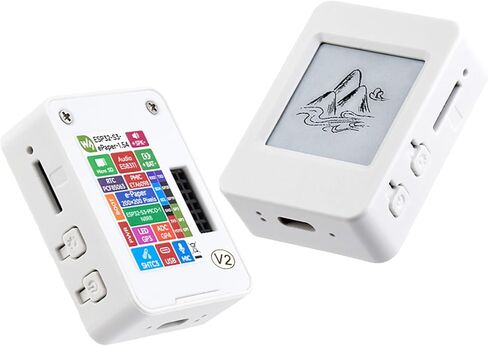 ESP32-S3 لوحة تطوير AIoT للورق الإلكتروني مقاس 1.54 بوصة، 200 × 200، أسود/أبيض، تدعم اتصال Wi-Fi وBluetooth ثنائي الوضع، وتدعم تفاعل الكلام AI، والوظيفة الإبداعية DIY، إلخ. in Kuwait