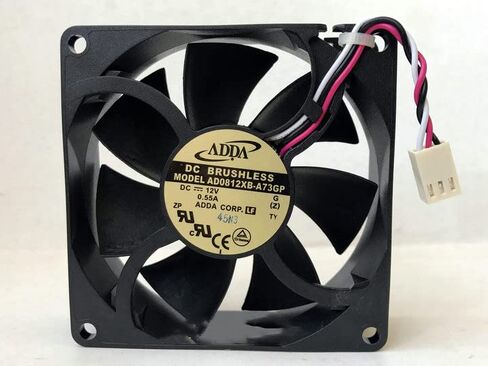 ل AD0812XB-A73GP DC12V 0.55A 80 × 80 × 25 مللي متر مروحة تبريد in Kuwait