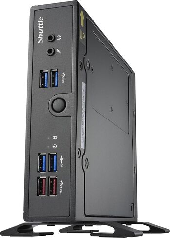 Shuttle DS50U Fanless Mini PC, 7305 Alder Lake CPU, 8GB RAM, 500GB SSD, Triple Display, Dual LAN, WiFi + BT, Win 11 Pro (8GB RAM + 500GB SSD) in Kuwait