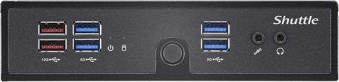 Shuttle DS50U Fanless Mini PC, 7305 Alder Lake CPU, 8GB RAM, 500GB SSD, Triple Display, Dual LAN, WiFi + BT, Win 11 Pro (8GB RAM + 500GB SSD) in Kuwait