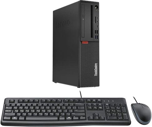 Lenovo ThinkCentre M720s Small Form Factor Desktop PC with Intel Core i5-8400 6-Core CPU, 32GB DDR4 RAM, 1TB NVMe SSD, Windows 11, Keyboard, Mouse in Kuwait